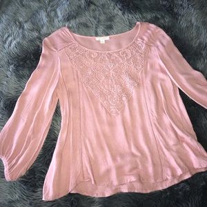 Francesca’s lace floral top!